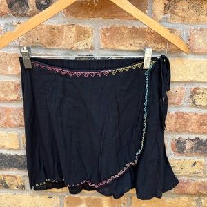 Handmade in Costa Rica Faux Wrap Skirt sz S